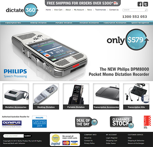 dictate-360-website