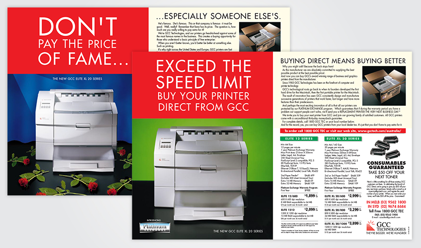 GCC Printers Adverts