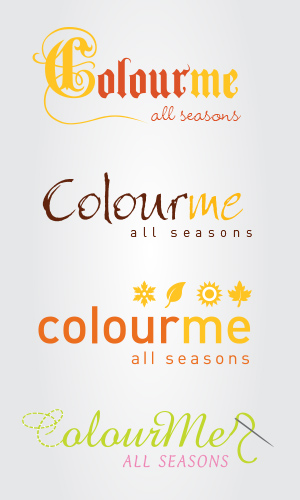 Colour Me All Seasons Logo Concepts
